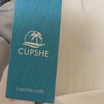 Cupshe  Colorblock One Piece Swimsuit Coral Multi /Plunge Bodysuit Size Large NWT Photo 4