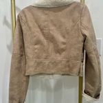 Bar III  cropped faux fur jacket Photo 3