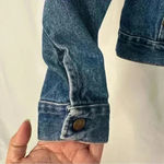 Rustler Vintage‎  Jacket Medium Wash Boxy Crop Denim Trucker Jean Womens Medium Photo 3