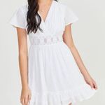 Altar'd State  White Lace Trim Dress Photo 0