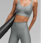 Alo Yoga Women's Gray Sports Bra airlift endurance high impact bra Photo 1