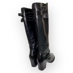 BØRN Milari Women’s Black Leather Tall Riding Boots Size 9.5 Chunky Heel Zip Photo 7