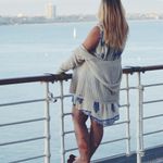 Nectar Clothing Boho Blue and White Cottagecore Leaf Tunic Dress Size XS Photo 7