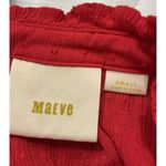 Maeve  Anthropologie Women’s Top Blouse Red Size Small. LTOP 796 Photo 3