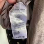 Anthropologie Womens Top Sz M Gray Striped Long Sleeve Buttons Boat Neckline Photo 9