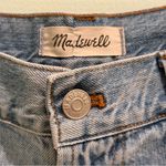 Madewell  The Perfect Summer Jean Distressed Tapered High Rise 32 MOM Jeans Photo 1