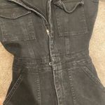 Good American  Denim Jumpsuit Black Photo 2