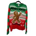 Spencer's Ugly Sweater Merry Christmas F*ckers Size XL Novelty Funny Xmas Party Red Photo 0