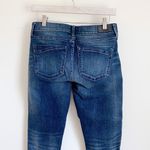 EXPRESS Pearl Embellished Blue Denim Mid Rise Ankle Legging 4 Photo 5