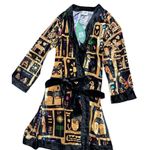 Farm Rio Tropical Velour Robe Kimono W/Beaded Belt Size Small New w/tag $295 Photo 1
