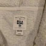 Billabong ​ Sherpa Fleece Hooded Vest Cozy Boho Gorpcore Cream Chevron Photo 3