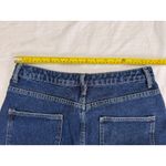 Distressed Jeans Ripped Graphic Print Denim Streetwear Jeans Size L Blue Photo 5