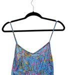 Hemant and Nandita Slip Dress Mini Floral Print Viscose Blue Size XS Photo 8