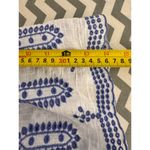 Multiples  White & Blue Embroidered Peasant Blouse – Size Small Photo 2