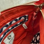 Spartina 449 Daufuskia Island Natural Linen Genuine Leather Shoulder Crossbody Photo 12