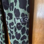 Fleo El Toro Bronze Green Leopard Leggings Size XS Photo 6