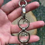 Silver ring chain waist belt, size small Photo 1