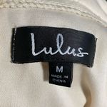 Lulu's Lorenzo Beige Embroidered Maxi Dress Cream Floral Dress Wedding Size M Photo 5