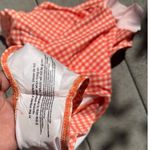 Double Zero Orange Gingham Swimsuit Cottagecore Fairy Milkmaid Beach Photo 2