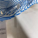 Cupshe  Medium Blue White Stripe Tie‎ Side Bikini Bottom CP9003 Photo 3