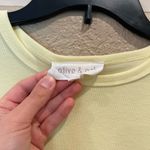 Olive & Oak  Yellow Fitted Long Sleeve T-Shirt Photo 7