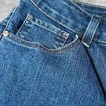 Lee  Capri Blue Jeans Womens 8 Medium‎ Classic Fit Slits Hem Summer Denim Casual Photo 5