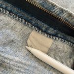 Lee Vintage Thrashed Distressed Light Blue Denim Workwear  Jean Pants Sz. 31x32 Photo 10