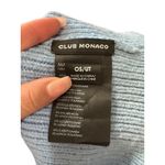 Club Monaco Light Blue Knit ribbed Beanie wool alpaca One size Photo 1