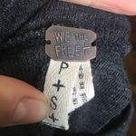 We The Free Free People split back cowl neck normcore cozy heathered top Photo 2