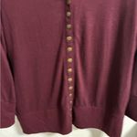 Zenana Outfitters  Maroon V-Neck Cardigan sweater 1X Photo 1
