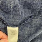 52SEVEN Women's Blue Chambray Textured Short Sleeve Dress With Pockets Size 2X Photo 4