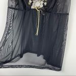 Cacique Lane Bryant Sexy Lingerie Mesh Top White Gold Floral Lace Sz 18/20 Photo 6