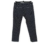 Esley navy white polka dot boutique lined pants NWT Photo 1