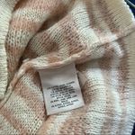 Anthropologie  Knitted & Knotted Women’s XSmall Pink Ivory Cardigan Sweater Shirt Photo 7
