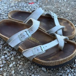 Birkenstock  Mayari Sandals Silver and Brown Photo 0