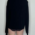 Year Of Ours Mock Neck Sweatshirt In Black Photo 10