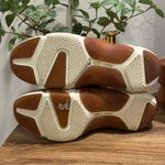 Mark Nason Women’s 10 Giraffe Print Neo Block Leather Platform Sandals Comfort Tan Photo 4