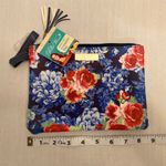 The‎ Pioneer Woman Heritage Floral Cosmetic Bag Blue Photo 3