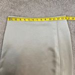 Vince  Zip-Detailed Satin-Crepe Midi Skirt Womens‎ Size XS Ecru Mid Weight Career Photo 9