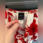 Privy New Vici  White and Red Silk Romper Dress Photo 6