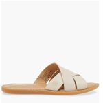 Born Ilana Leather Slide Sandal, Cushioned Padded, White Cream, Size 8,‎ NWT Photo 10