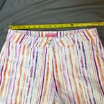 Isaac Mizrahi Orange and Purple Bermudas Photo 2