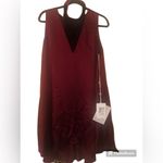 Valentino Garavani  Cutout velvet-paneled satin mini dress Photo 4