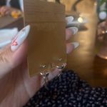 Brandy Melville John Gal silver cross earrings *new* BNWT  Photo 1