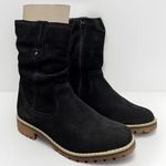 Eric Michael Texas Women's Black Suede Ankle Boots Size 7.5 - 8 EU 38 Casual Photo 0