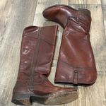 Frye Brown Leather Knee-High Boots Photo 0