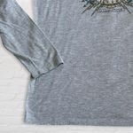 Harley Davidson  Long Sleeve Tattoo Graphic T Shirt Womens L Grey Omaha Nebraska Photo 2