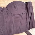 SheIn Corset Bustier Crop Top w/Ribbon Laces - Size S Photo 1