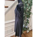 Ashley Stewart  Women's Black Linen V-Neck Sleeveless Knee Length Dress Size 12W Photo 5