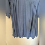 ASOS Petite blue oversized v neck dress size 2 Photo 5